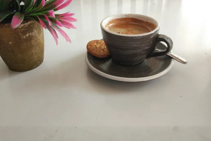 Tea and coffee laid out for the Women Talk Table